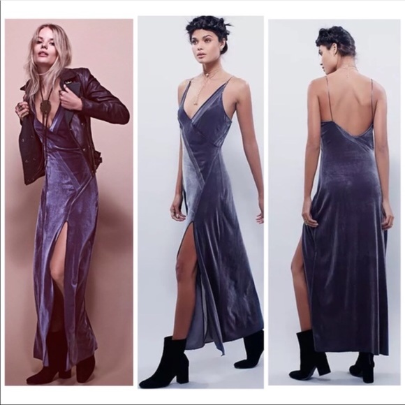 Free People Dresses & Skirts - 2/$45 SALE Free People Velvet  Maxi Dress